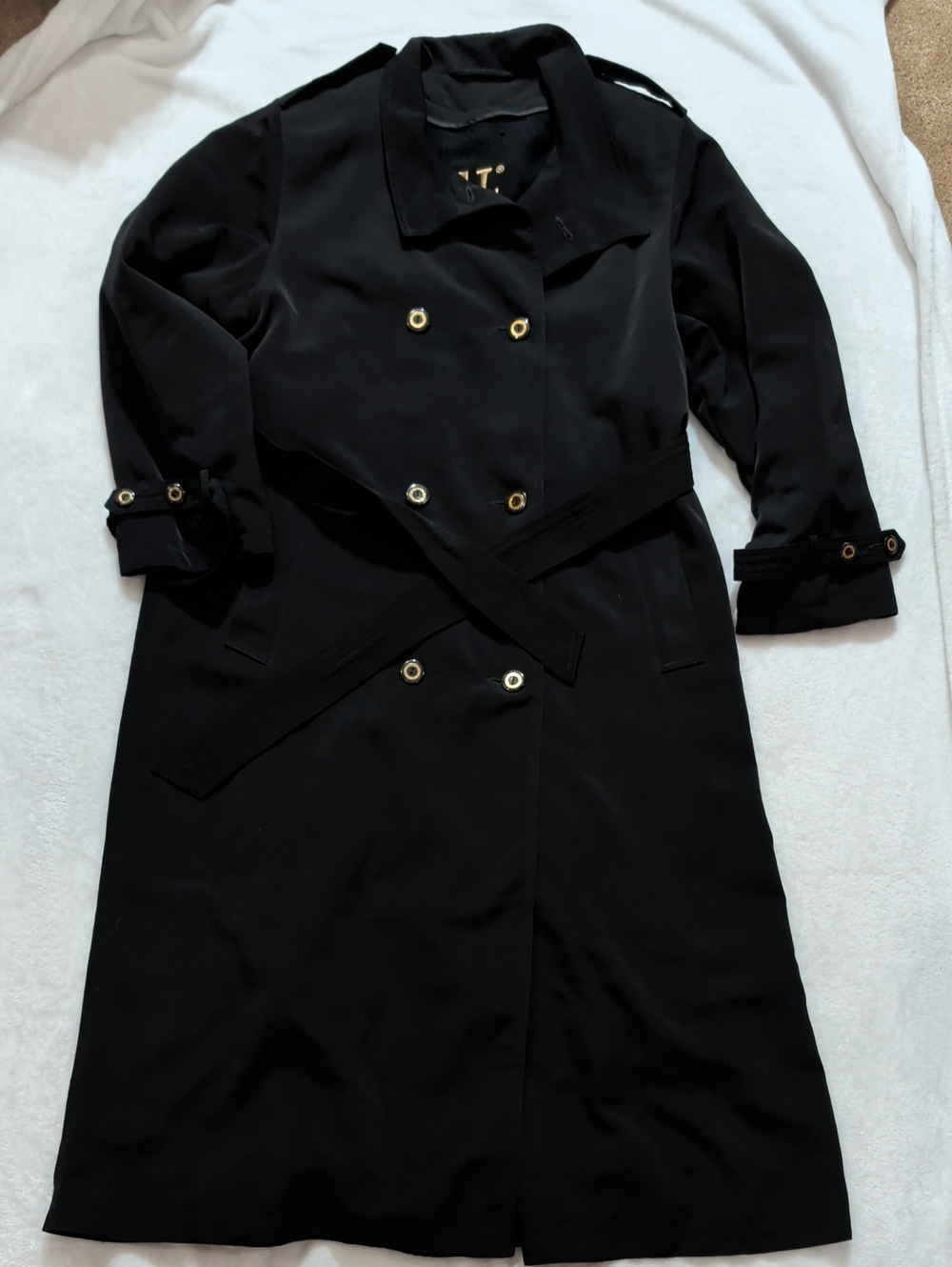 F.S.L Petite Collection Dress Coat With Removable Lining